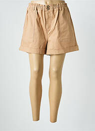 Short fermeture zippée sous rabat boutonné taille normale marron CIRCLE OF TRUST femme