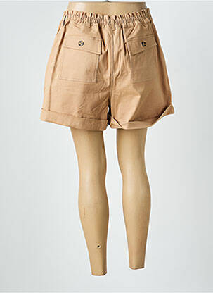 Short fermeture zippée sous rabat boutonné taille normale marron CIRCLE OF TRUST femme