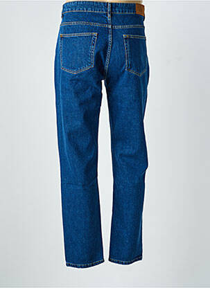 Jeans coupe droite fermeture boutonnée sur le devant taille normale bleu JAQK homme