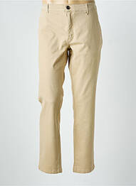 Pantalon chino stretch taille normale beige JAQK homme