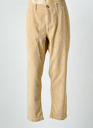 Pantalon droit tissage velours taille normale beige JAQK homme