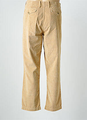 Pantalon droit tissage velours taille normale beige JAQK homme