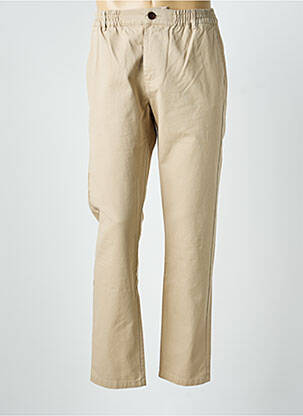 Pantalon chino poches taille normale beige OLOW homme