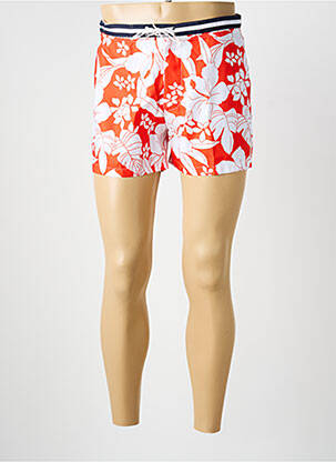 Short de bain imprimé fantaisie rouge LE SLIP FRANCAIS homme