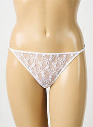 Culotte tissage dentelle blanc NOO femme