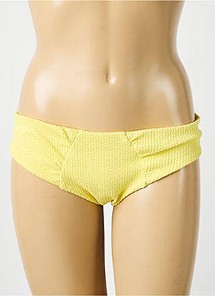 Bas de maillot de bain stretch culotte jaune SOWE femme