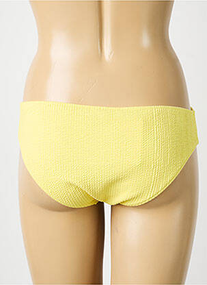 Bas de maillot de bain stretch culotte jaune SOWE femme