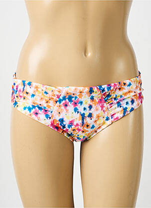 Bas de maillot de bain imprimé fantaisie culotte orange SOWE femme