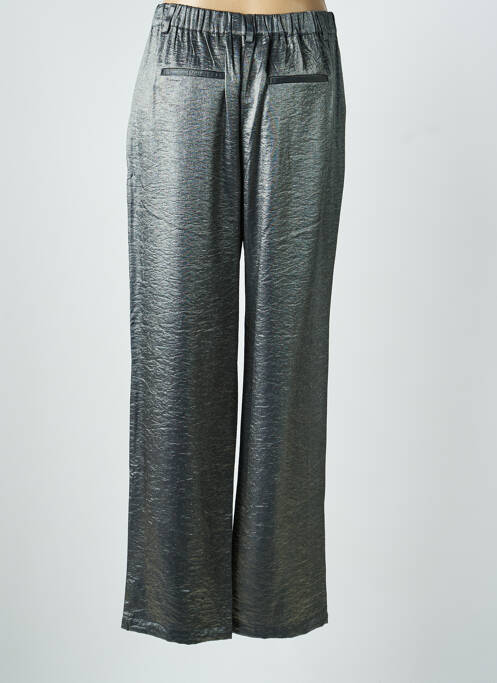 Pantalon large fermeture zippée sous rabat boutonné taille normale gris CIRCLE OF TRUST femme