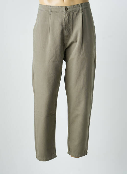 Pantalon chino poches taille normale vert BASK IN THE SUN homme