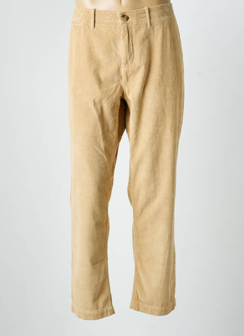 Pantalon droit tissage velours taille normale beige JAQK homme