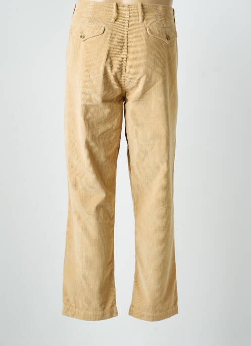 Pantalon droit tissage velours taille normale beige JAQK homme