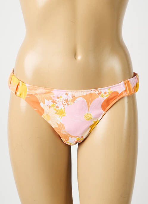 Bas de maillot de bain imprimé fantaisie culotte orange SOWE femme