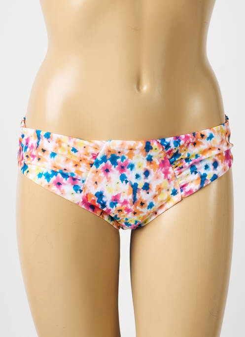 Bas de maillot de bain imprimé fantaisie culotte orange SOWE femme