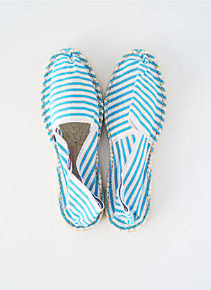 Espadrilles bout rond talon plat jusqu'à 3cm bleu PAYOTE femme