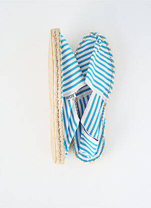 Espadrilles bout rond talon plat jusqu'à 3cm bleu PAYOTE femme