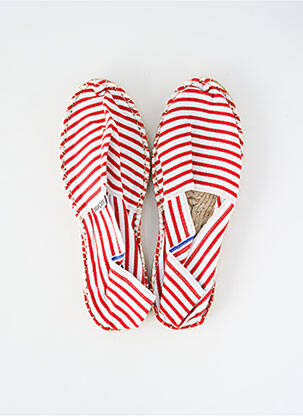 Espadrilles bout rond talon plat jusqu'à 3cm rouge PAYOTE femme