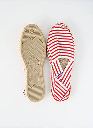 Espadrilles bout rond talon plat jusqu'à 3cm rouge PAYOTE femme