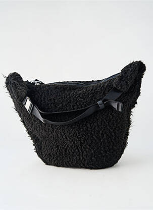 Sac doublure textile forme rectangulaire noir RAINS femme