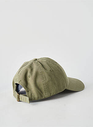 Casquette visière souple vert COLORFUL STANDARD homme