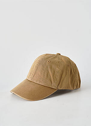 Casquette visière souple marron COLORFUL STANDARD homme