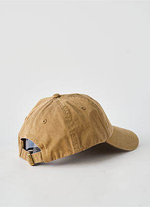 Casquette visière souple marron COLORFUL STANDARD homme