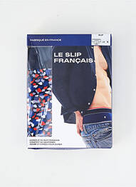 Slip imprimé fantaisie bleu LE SLIP FRANCAIS homme