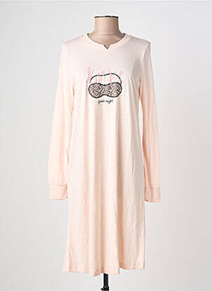 Chemise de nuit sérigraphie rose RINGELLA femme