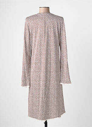 Chemise de nuit col v marron RINGELLA femme