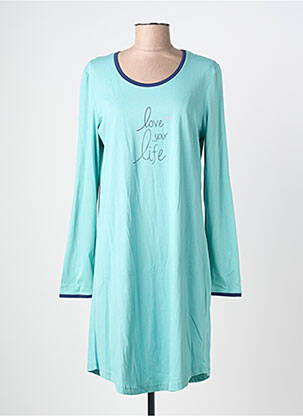 Chemise de nuit sérigraphie bleu RINGELLA femme