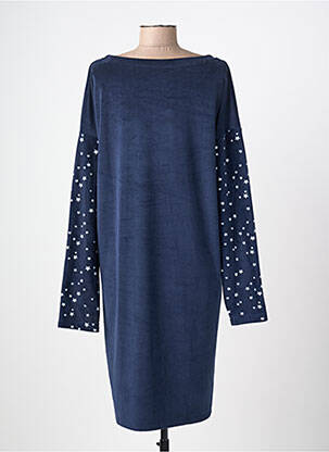 Chemise de nuit stretch bleu ROSE POMME femme