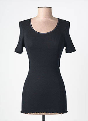 Top/caraco stretch noir MORETTA femme