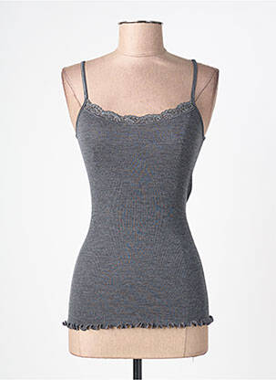Top/caraco stretch gris MORETTA femme