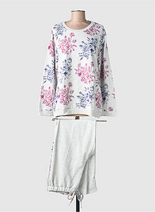 Pyjama bas pantalon gris ROSE POMME femme