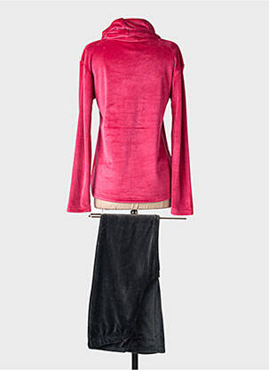 Pyjama coupe droite rouge BARANDI femme
