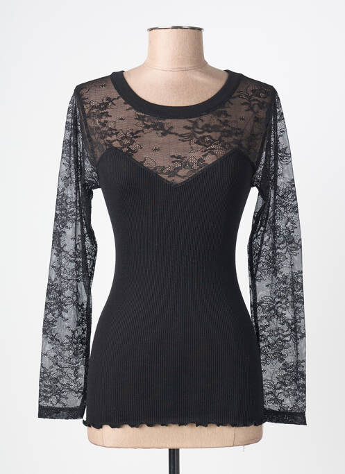 Top/caraco légère et transparente noir FRALY femme