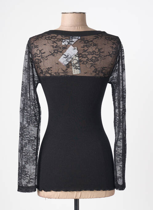 Top/caraco légère et transparente noir FRALY femme