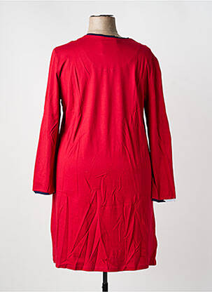 Chemise de nuit manches longues rouge RINGELLA femme