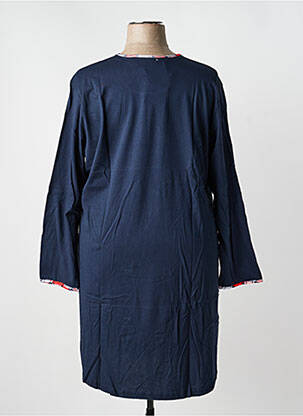 Chemise de nuit manches longues bleu RINGELLA femme