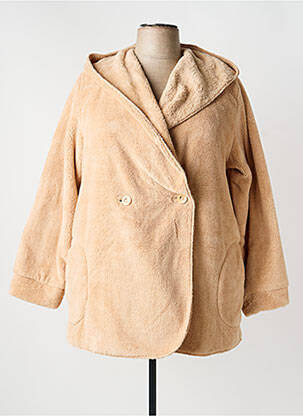 Robe de chambre fermeture boutonnée sur le devant beige RINGELLA femme