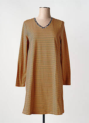 Chemise de nuit imprimé rayures orange RINGELLA femme