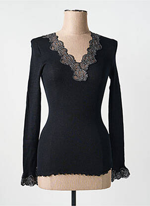 T-shirt manches longues manches longues noir MORETTA femme