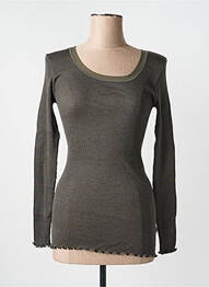 T-shirt manches longues manches longues vert FRALY femme