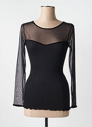 T-shirt manches longues manches longues noir FRALY femme
