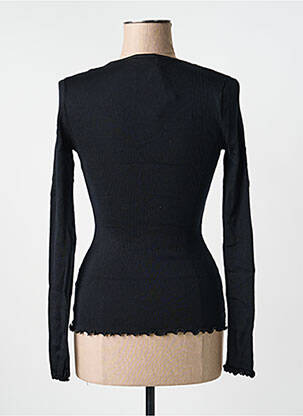 Gilet manches longues stretch noir MORETTA femme
