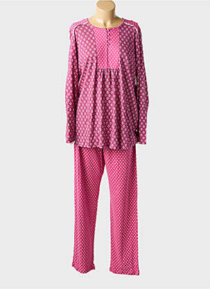Pyjama coupe droite rose RINGELLA femme