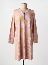 Chemise de nuit col v rose RINGELLA femme