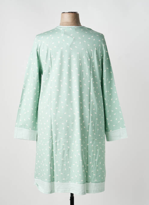 Chemise de nuit manches longues vert RINGELLA femme