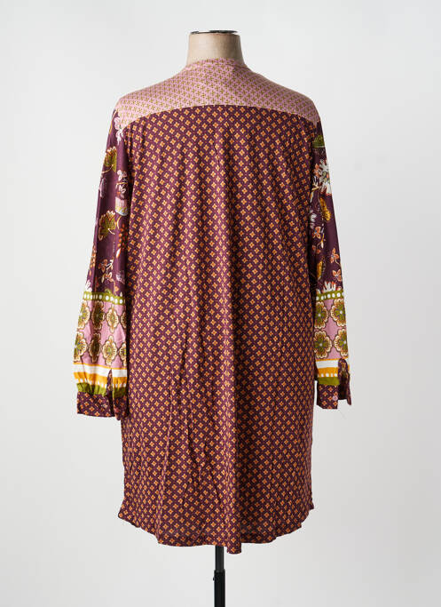 Chemise de nuit manches longues rose RINGELLA femme