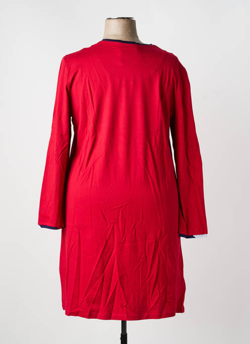 Chemise de nuit manches longues rouge RINGELLA femme